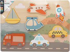 Kinder And Kids - Block Puzzle, Transportation (K50589)