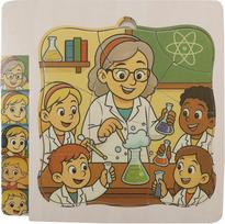 Kinder And Kids - Layer Puzzle, Girl's Life (K50590)