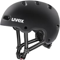 UVEX Kid 4 55–58 cm – vaikiškas dviračių šalmas Black Matt