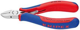 Knipex Electronics side cutters 77 02 115 (red/blue, length 115mm)