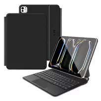 Tech-Protect SMARTCASE Magnetic + Keyboard for iPad Pro 11" (5th/6th Generation) 2024-2025, Black