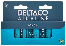 Deltaco LR6-10B household battery, single-use AA alkaline battery