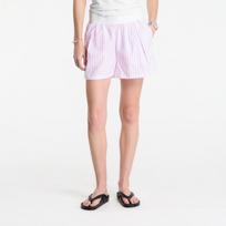 Nike Sportswear Chill Poplin Women's Loose Stripe Shorts Lt Magenta/ Pink Foam/ Summit White - Dydis M (II4230-503 Šortai)