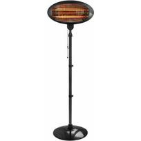 Šildytuvas Emerio Emerio PH-121951, kvarcinis elektrinis patalpų šildytuvas, IP34, vidaus, grindinis, Black, 2000 W | PH-121951 | 7333282009816