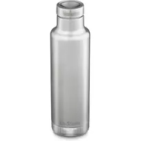 JAV Klean Kanteen Insulated Classic Pour Through cap Brushed Stainless 750ml termosinė gertuvė