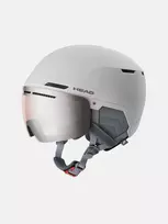 Austrija Head Cinema W Visor baltas slidinėjimo šalmas - M/L