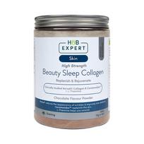 H&B EXPERT BEAUTY SLEEP kolagenas, šokolado skonio, milteliai, 306 g