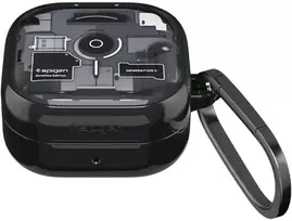 Dėklas Spigen Ultra Hybrid Samsung Galaxy BUDS 4 / 4 PRO ZERO ONE juodos spalvos