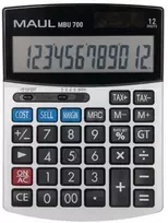 MAUL MBU 700, Desktop, Ekranas, 12 digits, Baterija, Juodas