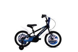 Vaikiškas dviratis Capriolo Mustang 16" juodas/mėlynas