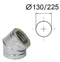 Izoliuota 45° lenkimas. D-130/225 mm.