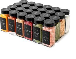 Edelhaus prieskonių indeliai su dangteliais (24 vnt. x 120 ml)