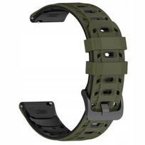 „BestAccessories“ silikoninė laikrodžio apyrankė 22 mm, žalia