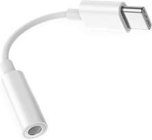 USB Type-C į 3,5 mm adapteris, baltas