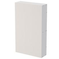 BALTA KABINAMA VONIOS SPINTELĖ SU LENTYNĖLE IR STULPELIU, PRITvirtinama prie sienos, LOFT stiliaus, šiuolaikiška, 80 cm