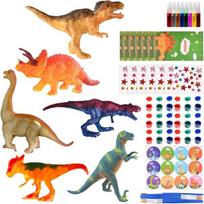 OSDUE žaislų dinozaurų dažymo rinkinys