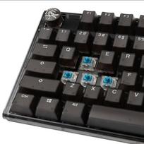 Ducky One 3 Aura Black Gaming Keyboard, RGB LED - MX-Blue (US)