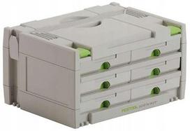 Festool Sys3-sort/6 Sortainer - Dėžė su 6 vidurinėmis stalčiais