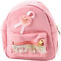 Vaikiška rožinė kuprinė su kaspinu 20 cm, 2,5 l