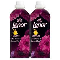 LENOR Audinių Minkštiklis Diamond Figs & Lotus Flower 2 x 987 ml (94 Skalbimai)