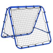 Futbolo atmušimo vartai, reguliuojami 100x95x90 cm, metalas, mėlyna