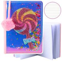 Holografinė užrašų knygutė Lollipop Confetti A5 formato, 80 lapų