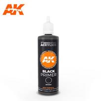 100ml Black Primer 3rd Gen AK Interactive AK11242