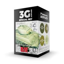 US Olive Drab Modulation 3G Paint Set - AK Interactive - AK11643