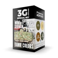 WWI German Tank Colors 3G Paint Set - AK Interactive - AK11686