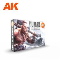 Human Flesh Tones 3rd Gen Acrylic Set AK Interactive - AK11603