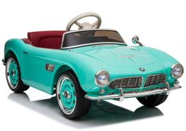 Šviesiai mėlynas BMW retro SX1938 elektrinis automobilis