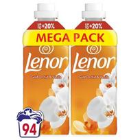 LENOR Audinių Minkštiklis Gold Orchid & Vanilla 2 x 987 ml (94 Skalbimai)