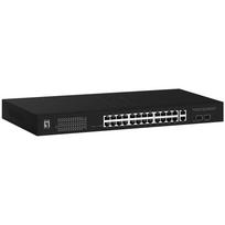 LevelOne GEP-2841 network switch Managed L2 Gigabit Ethernet (10/100/1000) Power over Ethernet (PoE) 1U Black | GEP-2841  | 4015867228159