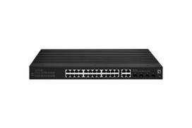 LevelOne Hilbert 28-Port Industrial Gigabit Smart Lite Switch, 24x RJ45, 4x SFP/RJ45 Combo | 458074 | 4015867236222