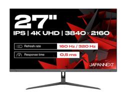 JAPANNEXT JN-I270UHD16FHD32 computer monitor 68.6 cm (27") 3840 x 2160 pixels 4K Ultra HD LED Black | 560192  | 4589511170991