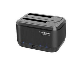 NATEC NSD-0955 Docking Station KANGAROO DUAL 2.5/3.5inch HDD USB 3.0 + AC adapter