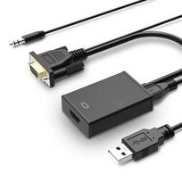 GEMBIRD A-VGA-HDMI-01 VGA to HDMI adapter cable 0.15 m black blister