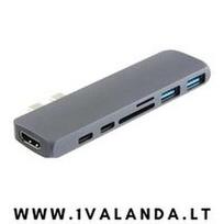 Adapteris hub 7in1 MacBook Pro/air kompiuteriams