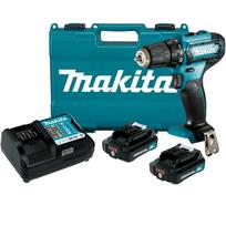 Gręžtuvas su akumuliatoriumi Makita DF333DWAE, 12 V, 2 Ah