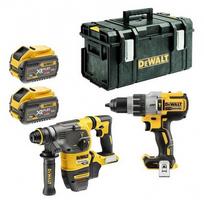 DCK2033X2 DeWALT 18/54V suktuvo - smūginio gręžtuvo ir perforatoriaus rinkinys (2x9.0 Ah)