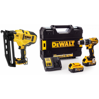 DCD796P2 DeWALT 18V suktuvas - gręžtuvas + DCN660N 18V viniakalė
