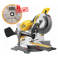 DHS780N DeWALT FLEXVOLT 54V XPS skersinio pjovimo staklės (305 mm) + DOVANA!