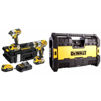 DCK266P3 DeWALT 18V smūginis suktuvas + suktuvas-gręžtuvas + DWST1-75659 radijas