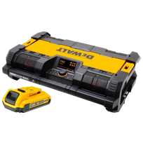 DWST1-75663 DeWALT TOUGHSYSTEM radija - baterijų kroviklis + DCB183 18V 2.0 Ah baterija