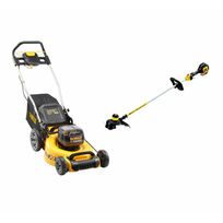 DCMW564N DeWALT žoliapjovė + DCM561PB 18 V žoliapjovė – trimeris