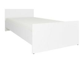 Lova viengulė Nepo Plus, 90 x 200 cm, balta sp., be čiužinio
