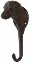 Drabužių kabliukas Dog, 7.3 cm x 4.7 cm, ruda sp.