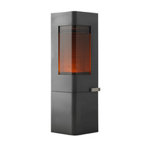 Ketinė krosnelė Invicta Moai, antracito spalvos, 5 - 12 kW