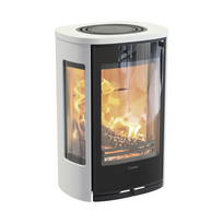 Plieninė krosnelė Nibe Contura C856GW:1 Style, balta, 3 - 7 kW