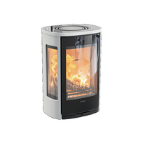 Plieninė krosnelė Nibe Contura C856GW:2 Style, balta, 3 - 7 kW